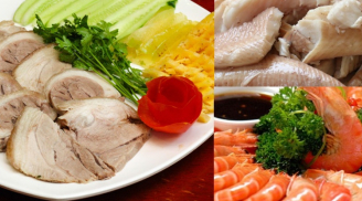 Cách luộc thịt lợn, luộc cá, tôm ngon nhất khiến ai ăn cũng mê tít
