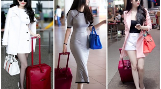 'Choáng' với gu thời trang 'sân bay' siêu gợi cảm của Ngọc Trinh