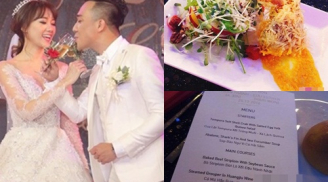 Lộ thực đơn đám cưới 'sang chảnh' của Trấn Thành và Hari Won
