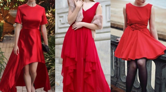 Xao xuyến với những mẫu váy đỏ nổi bật 'đẹp miễn chê' đón năm mới 2017