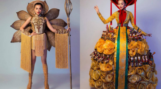Cận cảnh 5 trang phục dân tộc của Lệ Hằng tại Hoa hậu Hoàn vũ 2016