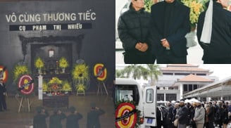 NSƯT Quốc Khánh bơ phờ trong đám tang mẹ, dàn diễn viên Táo quân đến chia buồn