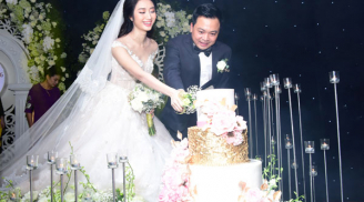 Cận cảnh đám cưới xa hoa, hoành tráng của Hoa hậu Thu Ngân và chồng đại gia hơn 19 tuổi
