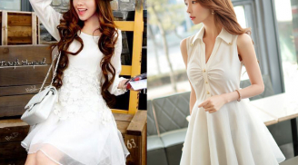 Những mẫu váy trắng thanh lịch đẹp nhất cho quý cô du Xuân