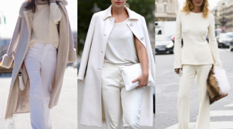 5 cách phối đồ 'chuẩn không cần chỉnh' với trang phục màu trắng tinh khôi hợp xu hướng 2017