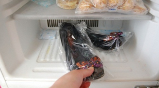 “Choáng váng” khi bạn đặt giày và quần jeans vào ngăn đá của tủ lạnh
