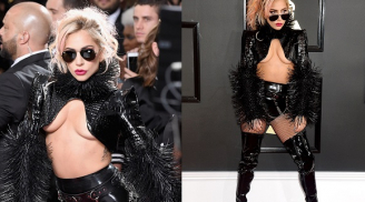 Vừa bị chê bụng mỡ, Lady Gaga lại khoe ngực xệ đầy phản cảm