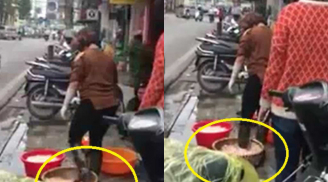 Clip đi ủng rửa lòng lợn rùng rợn tại phố cổ Hà Nội: Quán ăn bị phạt gần 5 triệu đồng