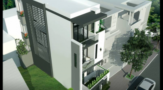 Kiến trúc sư tư vấn: Nhà 3 tầng mái bằng mặt đường HIỆN ĐẠI giá rẻ