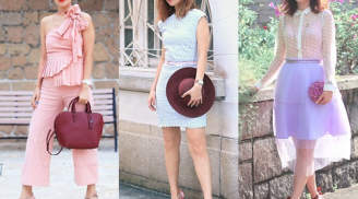 Gợi ý cách mặc trang phục màu pastel dễ thương siêu cuốn hút từ blogger thời trang Mayo Wo