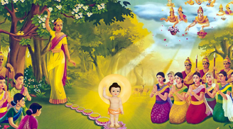 Bức tranh “Đức Phật đản sanh liền đi 7 bước” – Số 7 tượng trưng cho điều gì?