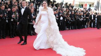 Trang phục của 'ngọc nữ' làng giải trí Thái Lan mang bầu 5 tháng diện trên thảm đỏ Cannes đẹp đến thế nào?