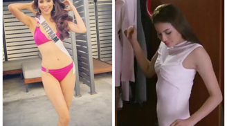 Diện trang phục bó sát, Hoa hậu Phạm Hương tiếp tục để lộ nhược điểm cơ thể không thể tin được