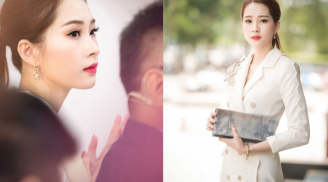 Hoa hậu Thu Thảo đẹp xứng danh 'thần tiên tỷ tỷ' khoe sắc mê hồn giữa Hà Nội
