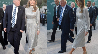Vợ Tổng thống Mỹ Donald Trump tiếp tục gây sốt với chiếc váy hơn 900 triệu quá đẹp