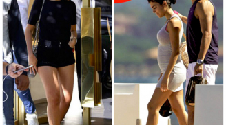 Bạn gái Ronaldo 'giấu nhẹm' bụng khoe chân dài thẳng tắp giữa tin đồn mang song thai