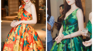 Đụng họa tiết váy Angela Phương Trinh, Hoa hậu Kỳ Duyên kém sắc hơn?