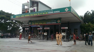 Thanh Hóa: Cây xăng phát nổ, 4 trụ bơm vỡ nát