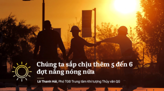 Việt Nam còn 5-6 đợt nắng nóng nữa, không loại trừ có siêu bão