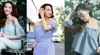 Mỹ nhân Việt 'thổi bùng' xu hướng thời trang trễ vai đầy quyến rũ?