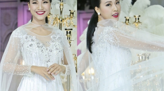 Á hậu Hoàng Oanh mặc váy cưới sau khi chia tay Huỳnh Anh