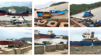 Bão số 2 đánh chìm hàng chục tàu cá ở Quảng Bình, nhiều người bị thương