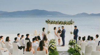 Tiệc cưới lãng mạn bên bờ biển của cô dâu Việt kiều khiến hội chị em phải ghen tị