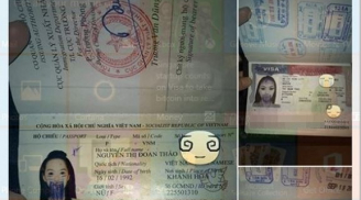 Hộ chiếu bị vẽ bậy, cô gái Việt cầu cứu dân mạng khi đang mắc kẹt ở sân bay