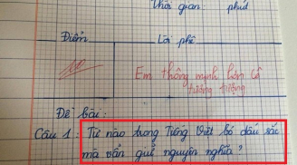 'Từ nào trong Tiếng Việt bỏ dấu sắc mà vẫn giữ nguyên nghĩa?', câu trả lời của bé gái khiến người lớn thán phục