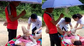 Video: Bác sĩ đỡ đẻ giữa đường rừng núi, cứu cả 2 mẹ con sản phụ trên đường đi cấp cứu