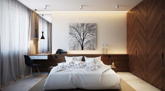 Thiết kế phòng ngủ đơn giản, tiện nghi, phong cách giá rẻ