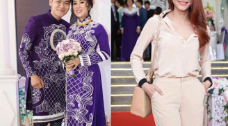 'Mất tích' sau lấy chồng đại gia, Ngân Khánh bất ngờ xuất hiện trong đám cưới Lê Phương