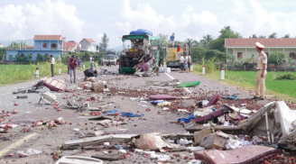 Vụ tai nạn thảm khốc khiến 5 người chết ở Bình Định: Hé lộ thủ phạm là lưỡi máy ủi?
