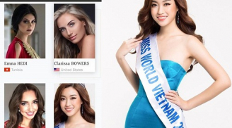 Ngỡ ngàng nhan sắc hoa hậu Đỗ Mỹ Linh trên trang chủ  Miss World 2017