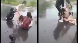 Thiếu nữ 17 tuổi bị đánh hội đồng, lột đồ giữa mưa do mâu thuẫn tình cảm