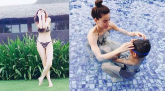 Hồ Ngọc Hà diện bikini khoe dáng gợi cảm mặc chỉ trích bỏ show 300 triệu