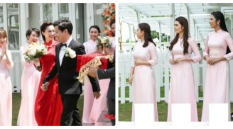 Choáng với nhan sắc gây 'sốc' của dàn phù dâu trong đám cưới Hoa hậu Đặng Thu Thảo
