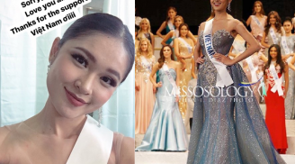 Trượt top 15 Hoa hậu Quốc tế 2017, Á hậu Thùy Dung nói gì?