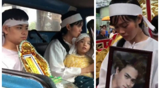 Những hình ảnh nghẹn lòng, rơi nước mắt trong tang lễ diễn viên Nguyễn Hoàng