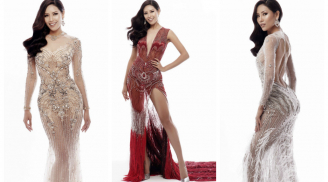 Nguyễn Thị Loan khoe thân hình nóng bỏng với trang phục dạ hội xuyên thấu 'mặc như không' tại Miss Universe 2017