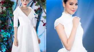 Chán màu mè gợi cảm, Phạm Hương đẹp hút hồn chỉ với màu trắng thanh lịch