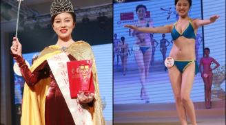 Cận cảnh nhan sắc già nua của Tân Hoa hậu Trung Quốc gây không ít tranh cãi