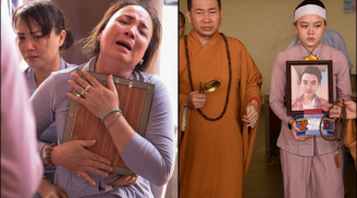 Lễ đưa tang diễn viên Thiên Lộc: Mẹ khóc ngất, cha đi biển chưa biết tin dữ
