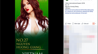 Tại sao Hương Giang Idol đại diện Việt Nam thi Hoa hậu Chuyển giới Thế giới?