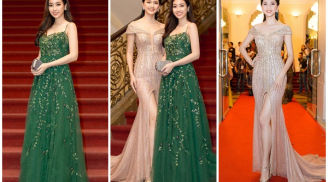 Diện đầm gợi cảm, Hoa hậu Đỗ Mỹ Linh bị Á hậu Thanh Tú 'dìm' nhan sắc không thương tiếc