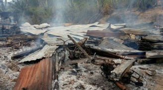 Kom Tum: Cháy trong đêm thiêu rụi nhà dân