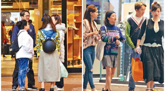 'Sốc' với tài tử Hồng Kông đưa cả 3 cô bồ đi mua sắm giữa tin đồn 'bà cả ghen với bà ba'