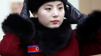 Ngất ngây nhan sắc dàn cổ động viên xinh đẹp của Triều Tiên với tới Hàn Quốc