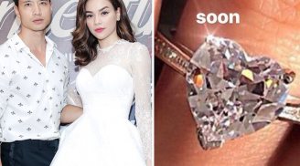 Khoe nhẫn kim cương 'khủng' hình trái tim, Hồ Ngọc Hà sắp kết hôn với Kim Lý?