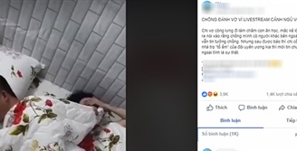 Vợ livestream cảnh chồng ngoại tình trên Facebook cá nhân